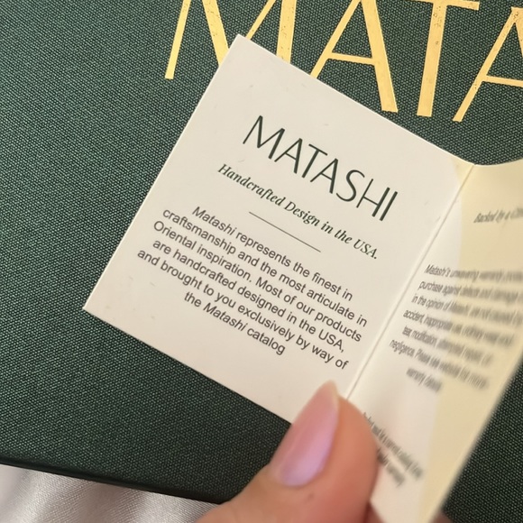 Rhodium plated earrings and necklace set, in original box, zircon stones. - Picture 7 of 7